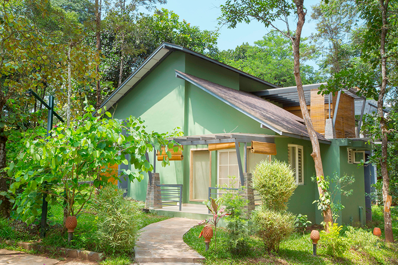 front view of Adithya Nature Resort